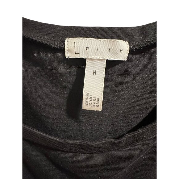 🍒 2/$20 🍒 Black Medium Tank Dress with Ruched Side, Knee Length - Picture 4 of 5